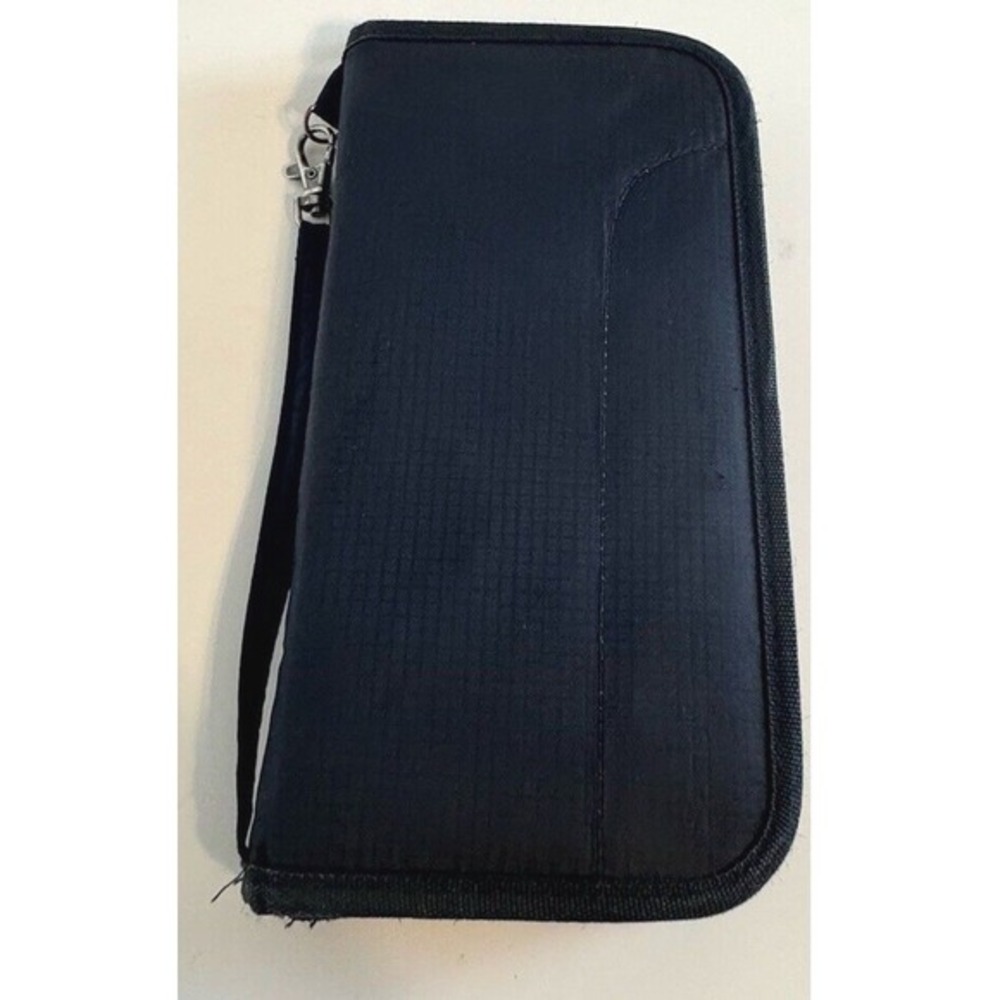 Samsonite Travel Wallet RFID Protection‎ Wristlet Organizer Clutch Blue J-01
